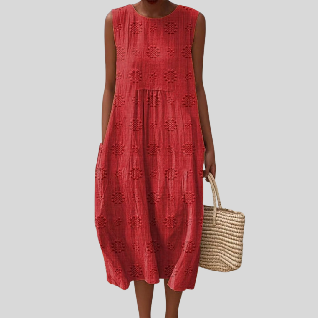Martina Everyday Midi Dress, front view