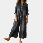 Lily Cotton Denim Jumpsuit