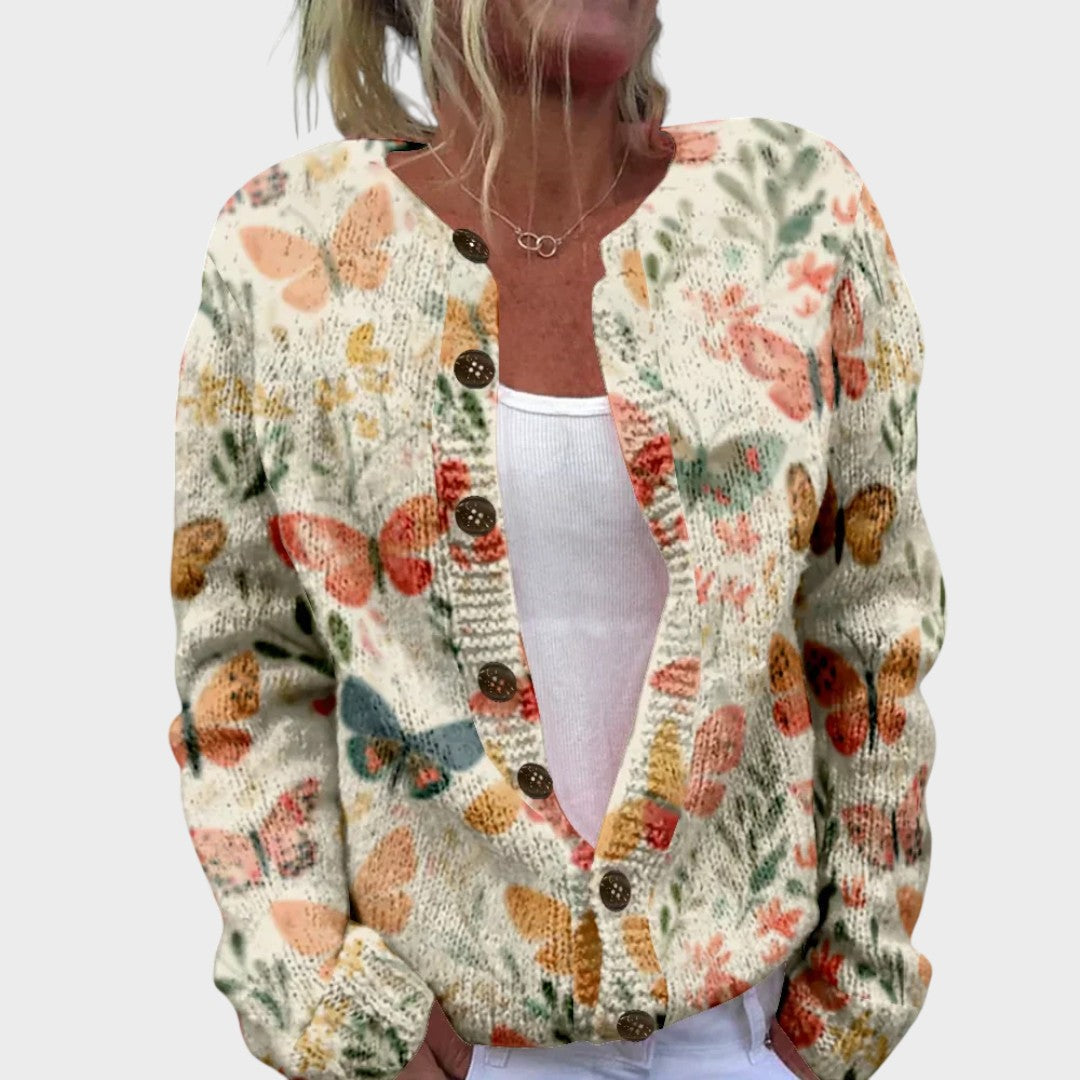 Beatrice Floral Autumn Cardigan