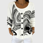 Lena Comfortable Knitted Cardigan with Buttons