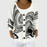 Lena Comfortable Knitted Cardigan with Buttons