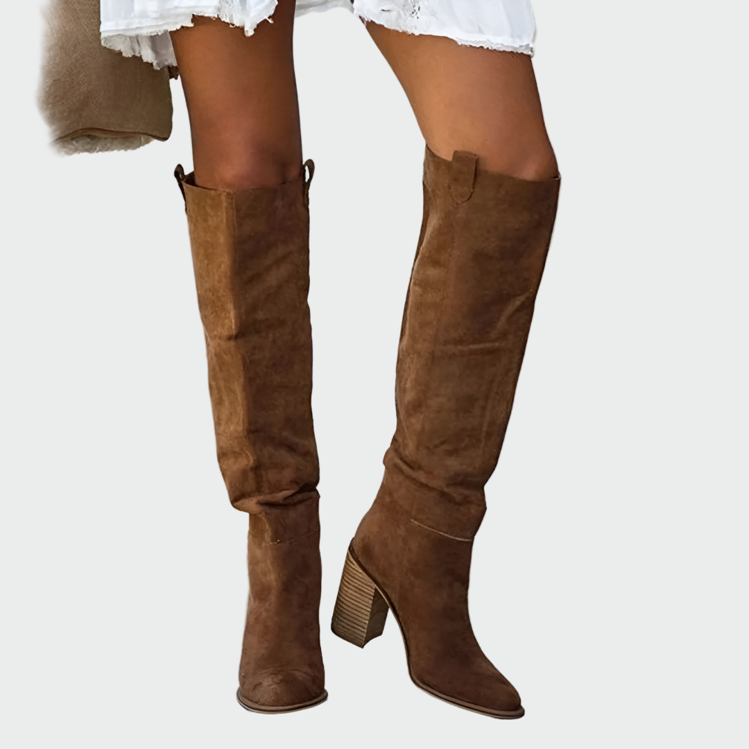 Madeline, Knee-High Orthopaedic Leather Boots