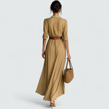 Doris | Long Sleeve Maxi Dress
