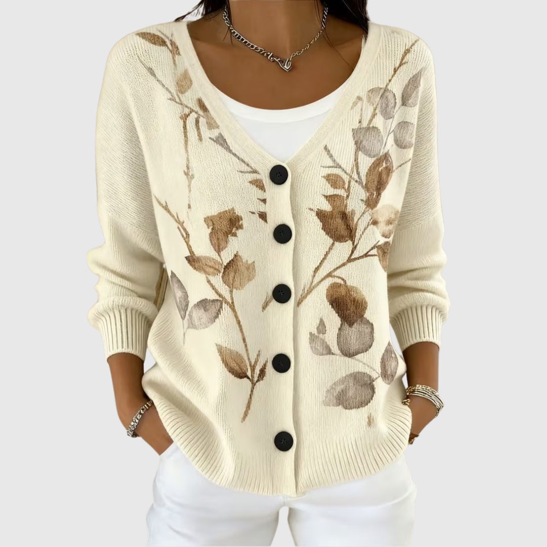 Clara Comfortable Knitted Cardigan with Buttons