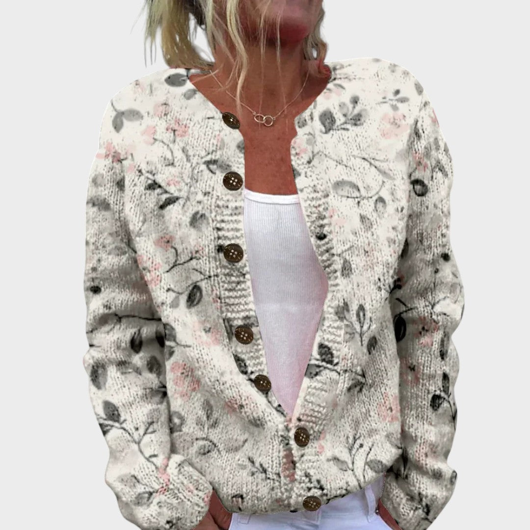 Ivy Floral Autumn Cardigan