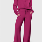 Agnes, Relaxed Jumper & Wide-Leg Trousers Set