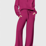 Agnes, Relaxed Jumper & Wide-Leg Trousers Set
