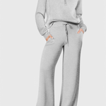 Agnes, Relaxed Jumper & Wide-Leg Trousers Set