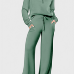 Agnes, Relaxed Jumper & Wide-Leg Trousers Set