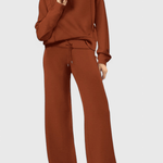 Agnes, Relaxed Jumper & Wide-Leg Trousers Set