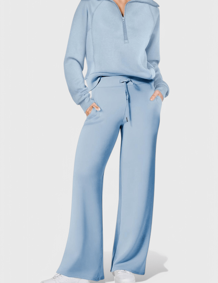 Agnes, Relaxed Jumper & Wide-Leg Trousers Set
