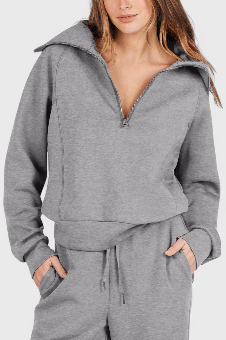 Agnes, Relaxed Jumper & Wide-Leg Trousers Set