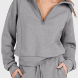 Agnes, Relaxed Jumper & Wide-Leg Trousers Set