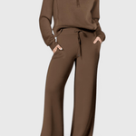 Agnes, Relaxed Jumper & Wide-Leg Trousers Set