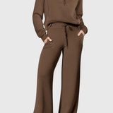 Agnes, Relaxed Jumper & Wide-Leg Trousers Set