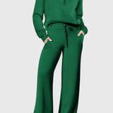Agnes, Relaxed Jumper & Wide-Leg Trousers Set