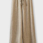 Roberta, Cable-Knit Jumper & Wide-Leg Knitted Trousers Set