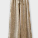 Roberta, Cable-Knit Jumper & Wide-Leg Knitted Trousers Set
