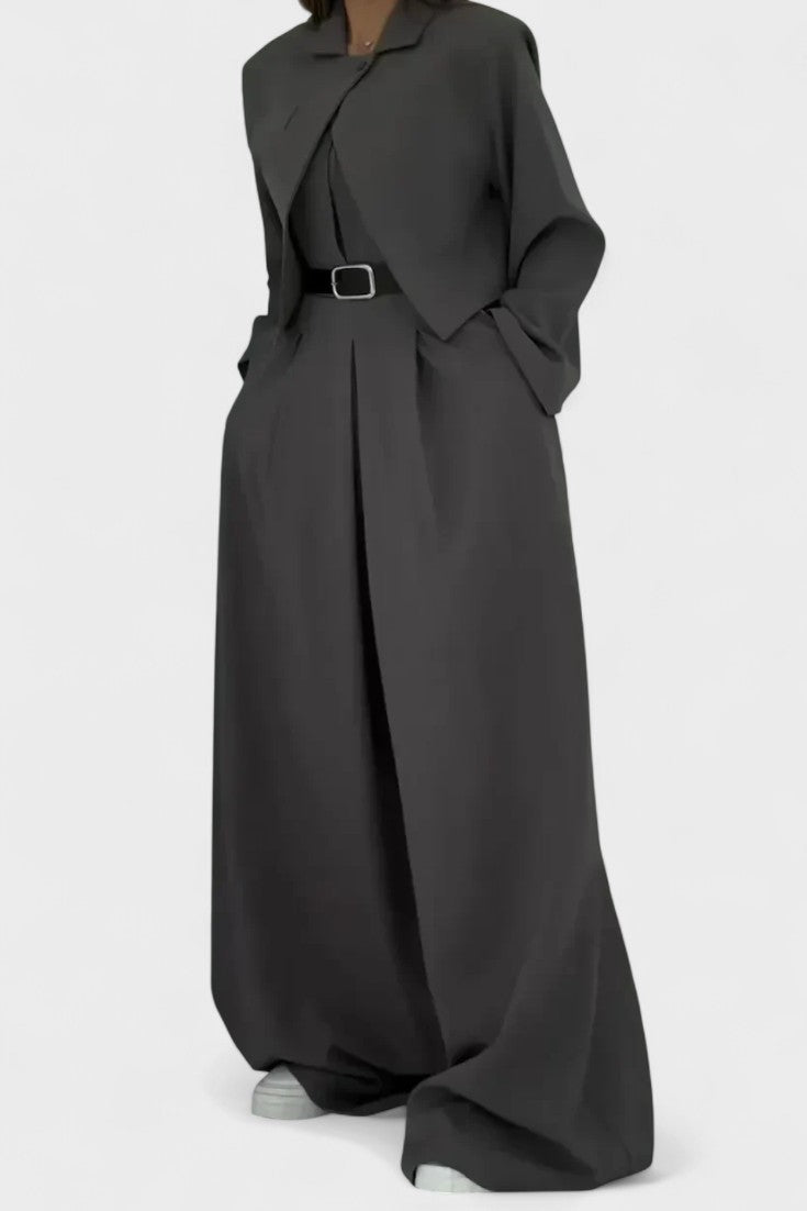 Anthea, Three-Piece Blazer, Bustier & Trousers Set
