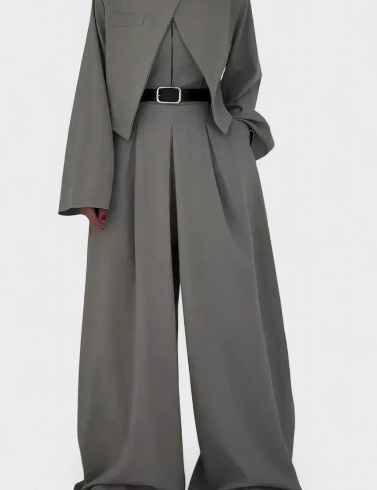 Anthea, Three-Piece Blazer, Bustier & Trousers Set