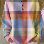 Antje Pastel Check Pattern Jumper