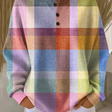 Antje Pastel Check Pattern Jumper