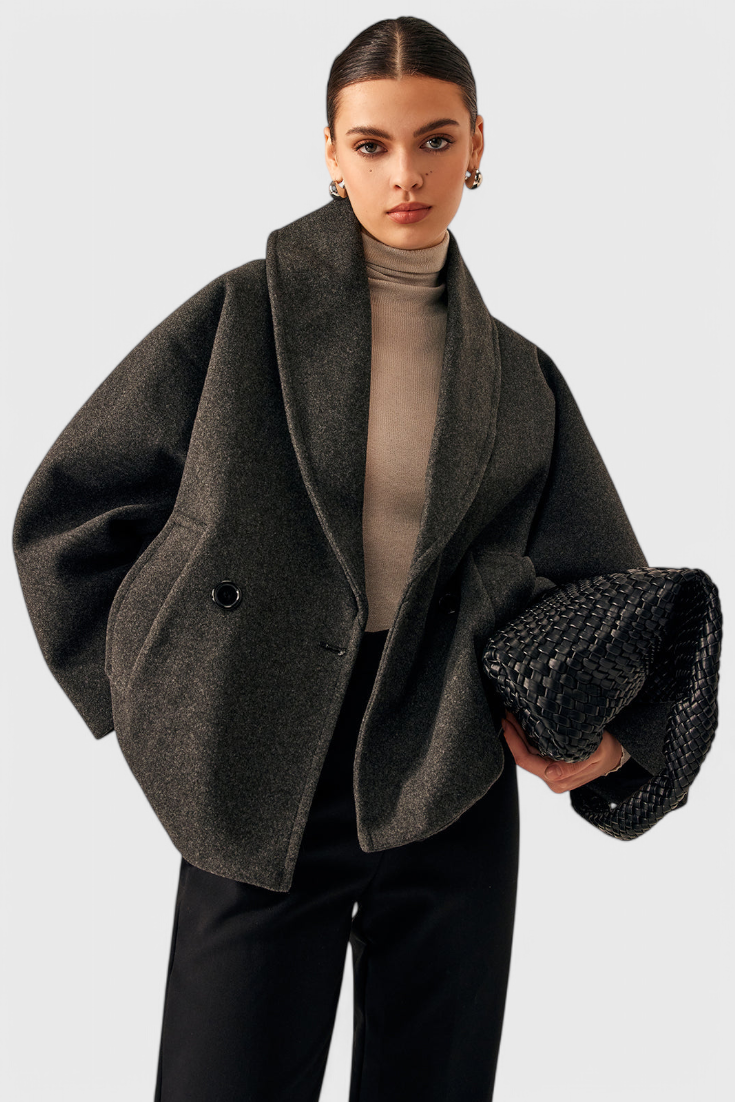 Penelope, Relaxed Oversized Shawl-Collar Coat