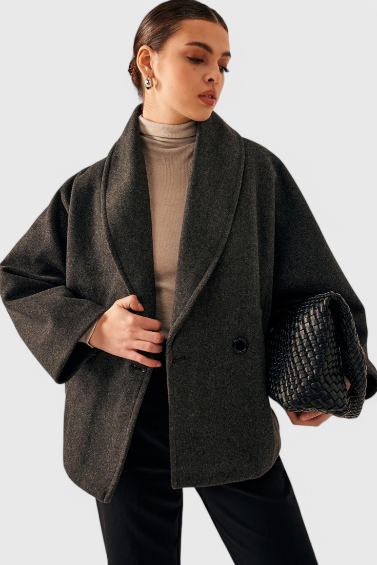 Penelope, Relaxed Oversized Shawl-Collar Coat