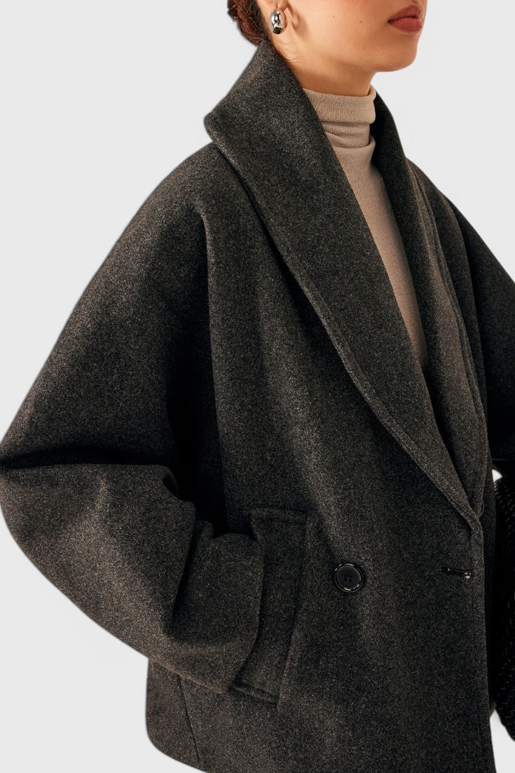Penelope, Relaxed Oversized Shawl-Collar Coat
