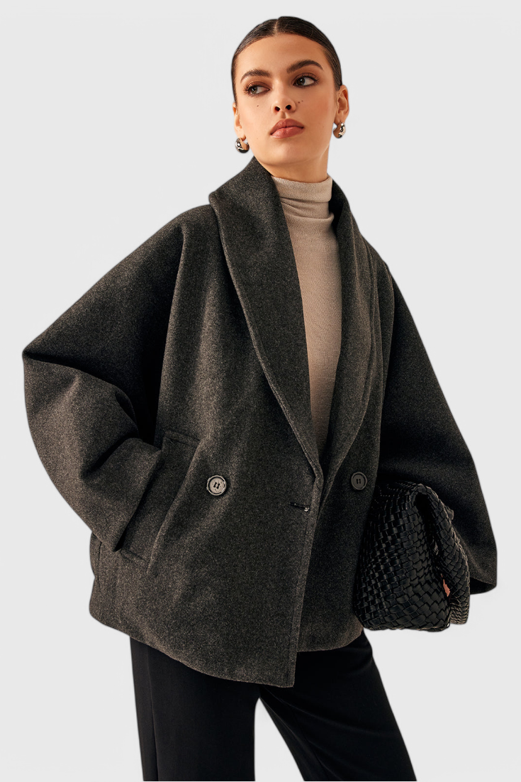 Penelope, Relaxed Oversized Shawl-Collar Coat