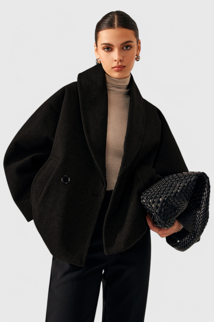 Penelope, Relaxed Oversized Shawl-Collar Coat