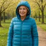 Vera, Mid-Season Coat, Navy Blue