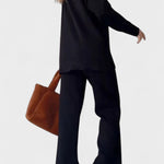 Briony, V-Neck Top & Wide-Leg Trousers Set