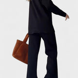 Briony, V-Neck Top & Wide-Leg Trousers Set