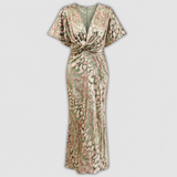 Clarandra |  Copper Midi Dress