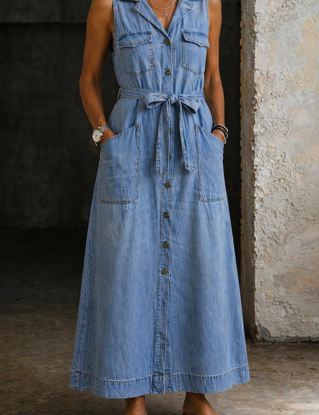 Matilda Denim Dress - view 2