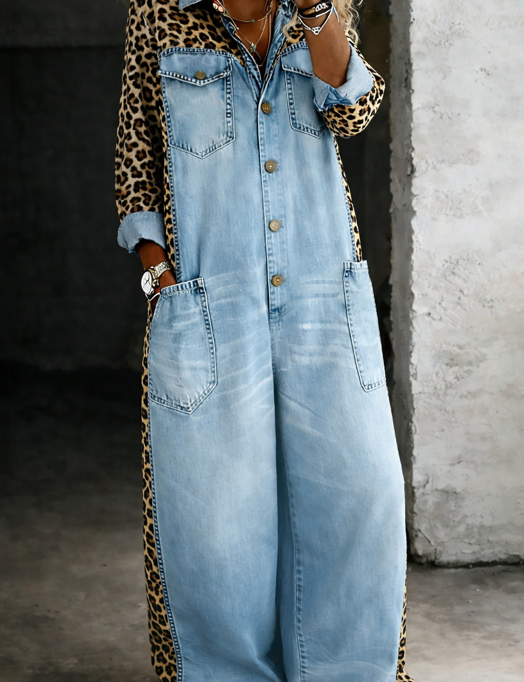 Millie Denim Jumpsuit - view 2