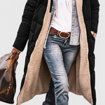 Meredith, Cosy Longline Hooded Coat