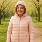 Emma, Mid-Season Coat, Light Pink