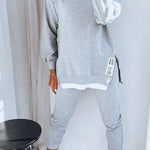 Freda, Layered-Look Sweatshirt & Joggers Set