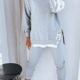 Freda, Layered-Look Sweatshirt & Joggers Set