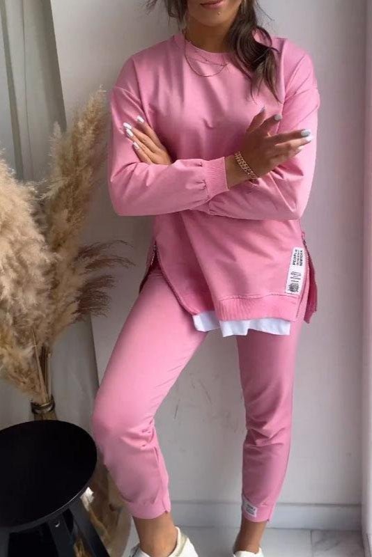 Freda, Layered-Look Sweatshirt & Joggers Set