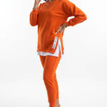 Freda, Layered-Look Sweatshirt & Joggers Set