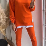 Freda, Layered-Look Sweatshirt & Joggers Set