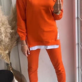 Freda, Layered-Look Sweatshirt & Joggers Set