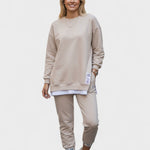 Freda, Layered-Look Sweatshirt & Joggers Set