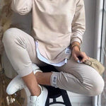 Freda, Layered-Look Sweatshirt & Joggers Set
