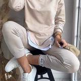 Freda, Layered-Look Sweatshirt & Joggers Set