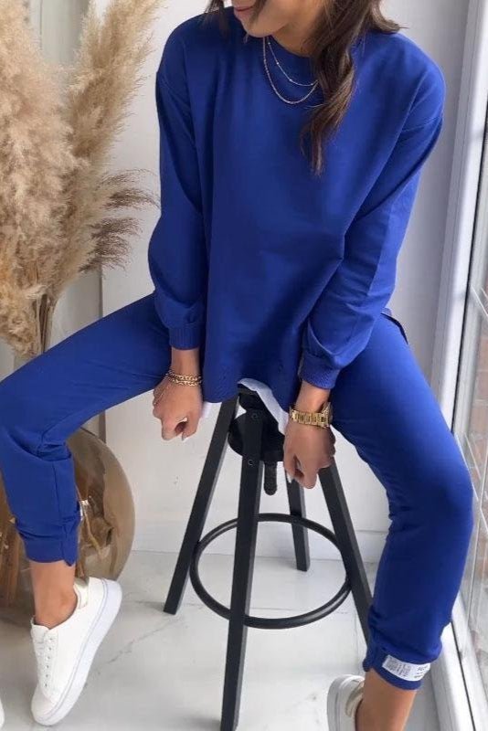 Freda, Layered-Look Sweatshirt & Joggers Set