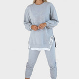 Freda, Layered-Look Sweatshirt & Joggers Set